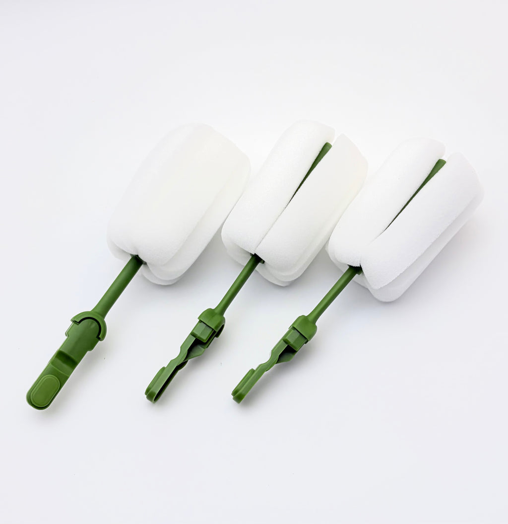 Equipment Cleaning Brush + 2 Heads